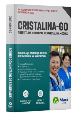 Apostila Prefeitura de Cristalina - GO - 2024 - Agente Comunitário de Saúde (ACS)