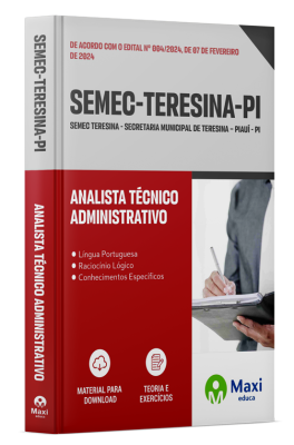 Apostila SEMEC Teresina - PI - 2024 - Analista Técnico Administrativo