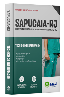 Apostila Prefeitura de Sapucaia - RJ - 2024 - Técnico em Enfermagem