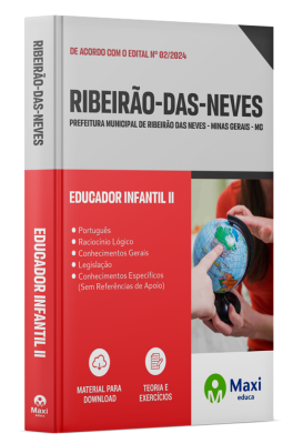 Apostila Prefeitura de Ribeirão das Neves - MG - 2024 - Educador Infantil II