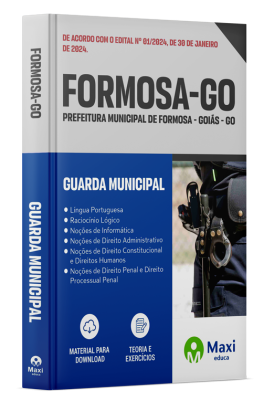 Apostila Prefeitura de Formosa - GO - 2024 - Guarda Municipal