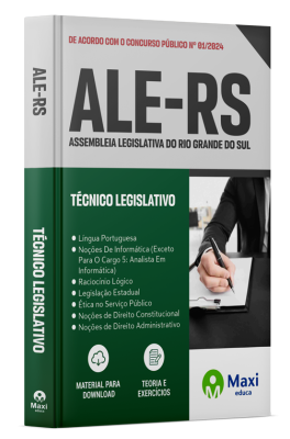 Apostila ALE-RS - 2024 - Técnico Legislativo