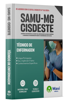 SAMU-MG - Cisdeste - 2024 - Técnico de Enfermagem