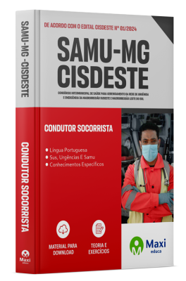 SAMU-MG - Cisdeste - 2024 - Condutor Socorrista