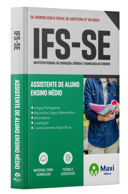 Apostila IFS - 2024 - Assistente de Aluno Ensino Médio