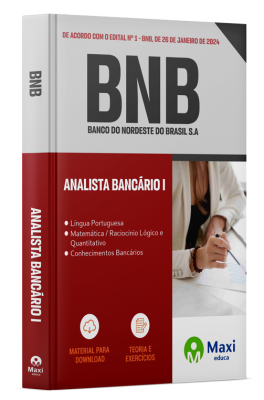 Apostila BNB - 2024 - Analista Bancário I