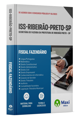Apostila ISS - Ribeirão Preto – SP - Fiscal Fazendário