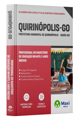 Apostila Prefeitura de Quirinópolis - GO - 2024 - Profissional do Magistério de Educação Infantil e Anos Iniciais