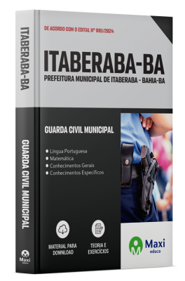 Apostila Prefeitura de Itaberaba -BA - 2024 - Guarda Civil Municipal
