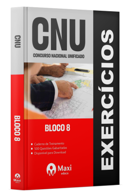 Caderno de Questões CNU - 2024 - 500 questões gabaritadas - Praticando - Bloco 8