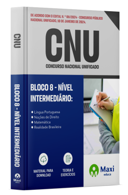 Apostila CNU  2024 - Bloco 8 - Nível Intermediário
