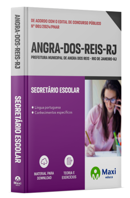 Apostila Prefeitura de Angra dos Reis -RJ - 2024 - Secretario Escolar