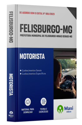 Apostila Prefeitura Municipal de Felisburgo - MG - 2024 - Motorista