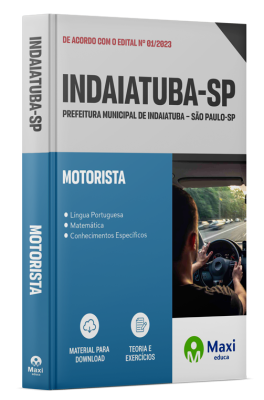 Apostila Prefeitura de Indaiatuba - SP - 2024 - Motorista