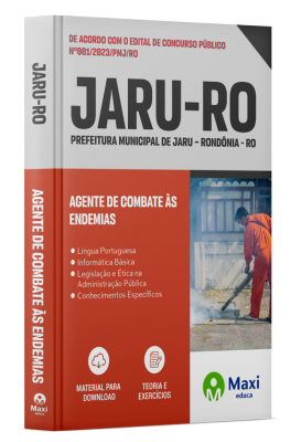 Apostila Prefeitura de Jaru - RO - 2024 - Agente de Combate às Endemias