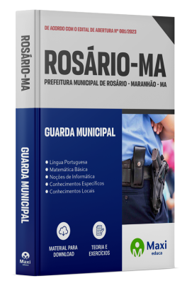 Apostila Prefeitura de Rosário - MA - 2024 - Guarda Municipal