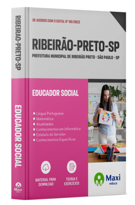 Apostila Prefeitura de Ribeirão Preto - SP - 2024 - Educador Social