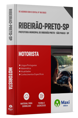 Apostila Prefeitura de Ribeirão Preto - SP - 2024 - Motorista