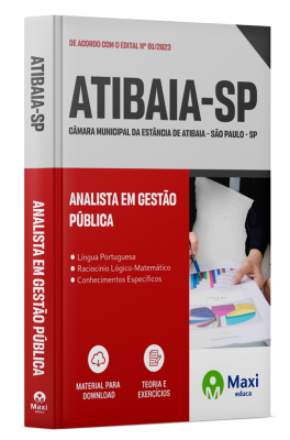 Apostila Câmara da Estância de Atibaia - SP - 2024 - Analista em Gestão Pública