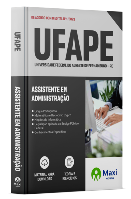 Apostila UFAPE - 2024 - Assistente em Administração