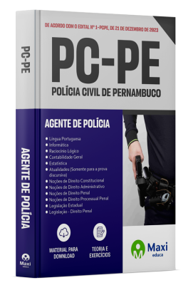 Apostila PC-PE - 2024 - Agente de Polícia