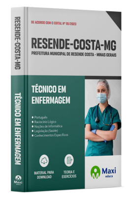 Apostila Prefeitura de Resende Costa - MG - 2024 - Técnico em Enfermagem