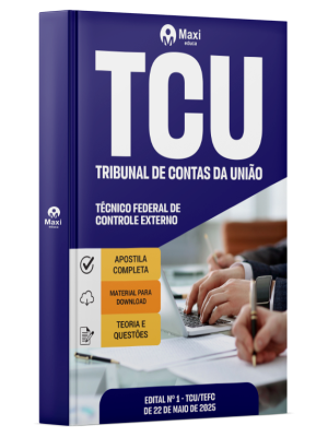 Apostila TCU - Tribunal de Contas da União - 2025 - Técnico Federal de Controle Externo