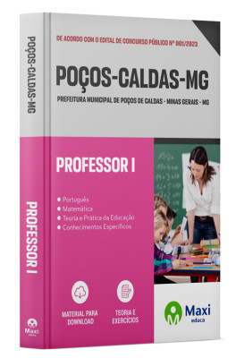 Apostila Prefeitura de Poços de Caldas - MG - 2024 - Professor I