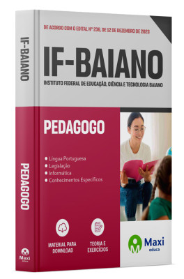 Apostila IF-BAIANO - 2023 - Pedagogo