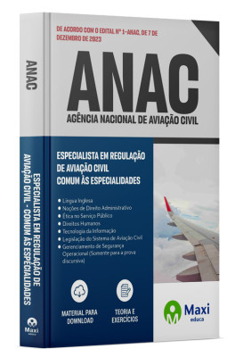 Apostila ANAC - 2023 - Especialista em Regulação de Aviação Civil - Comum às especialidades