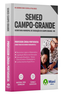 Apostila SEMED Campo Grande - MS - 2023 - Professor - Língua Portuguesa (Anos Finais do Ensino Fundamental)