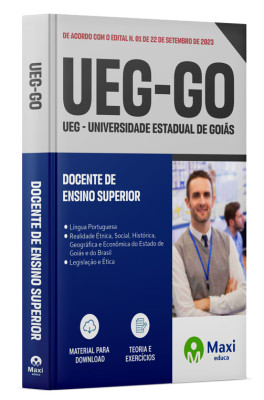 Apostila UEG-GO - 2023 - Docente de Ensino Superior