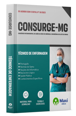 Apostila CONSURGE-MG - 2023 - Técnico de Enfermagem