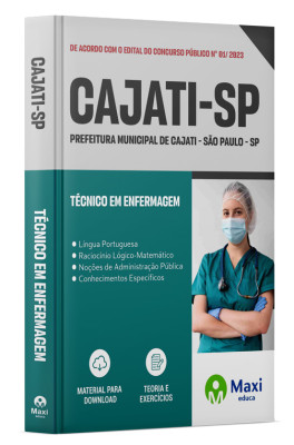 Apostila Prefeitura de Cajati - SP - 2023 - Técnico Em Enfermagem