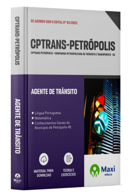 Apostila CPTrans Petrópolis - RJ - 2023 - Agente de Trânsito