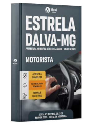 Apostila Prefeitura de Estrela Dalva - MG -2025 - Motorista