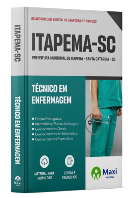 Apostila Prefeitura de Itapema - SC - 2023 - Técnico em Enfermagem