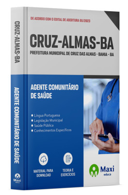 Apostila Prefeitura De Cruz Das Almas - BA - 2023 - Agente Comunitário de Saúde