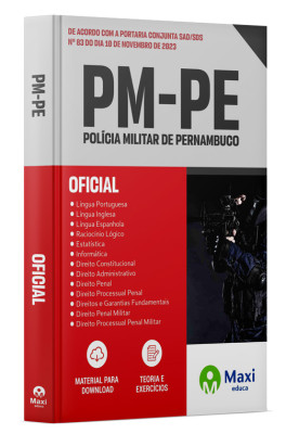 Apostila PM-PE - 2023 - Oficial