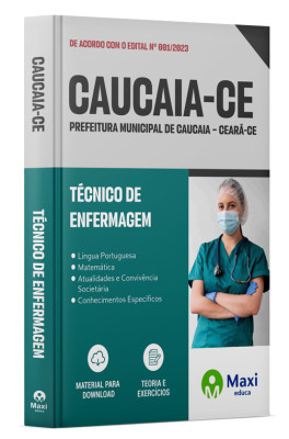 Apostila Prefeitura de Caucaia - CE - 2023 - Técnico de Enfermagem