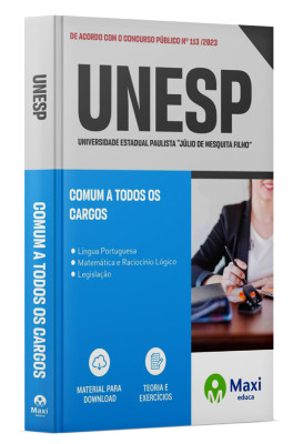 Apostila UNESP - 2023 - Comum a todos os cargos