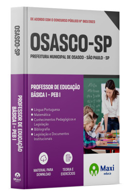 Apostila Prefeitura de Osasco em PDF - SP - 2023 - Professor de Educação Básica I – PEB I
