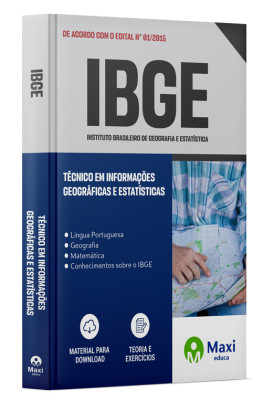 Apostila Preparatória IBGE 2023 - Técnico em Informações Geográficas e Estatísticas