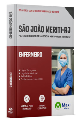 Apostila Prefeitura de São João de Meriti-RJ 2023 - Enfermeiro