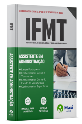 Apostila IFMT 2024 - Assistente de Alunos