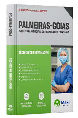 Apostila Prefeitura de Palmeiras de Goiás - GO 2023 - Técnico de Enfermagem