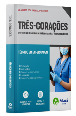 Apostila Prefeitura de Três Corações-MG 2023 - Técnico em Enfermagem