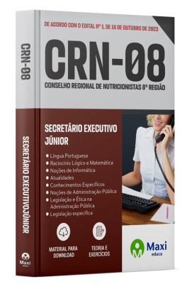 Apostila CRN-8 2023 - Secretário Executivo Júnior