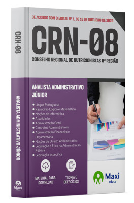 Apostila CRN-8 2023 - Analista Administrativo Júnior