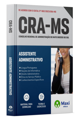 Apostila CRA-MS 2023 - Assistente Administrativo